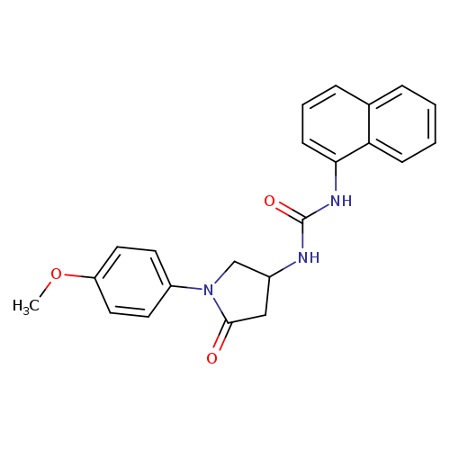 3-[1-(4-methoxyphenyl)-5-oxopyrrolidin-3-yl]-1-(naphthalen-1-yl)urea