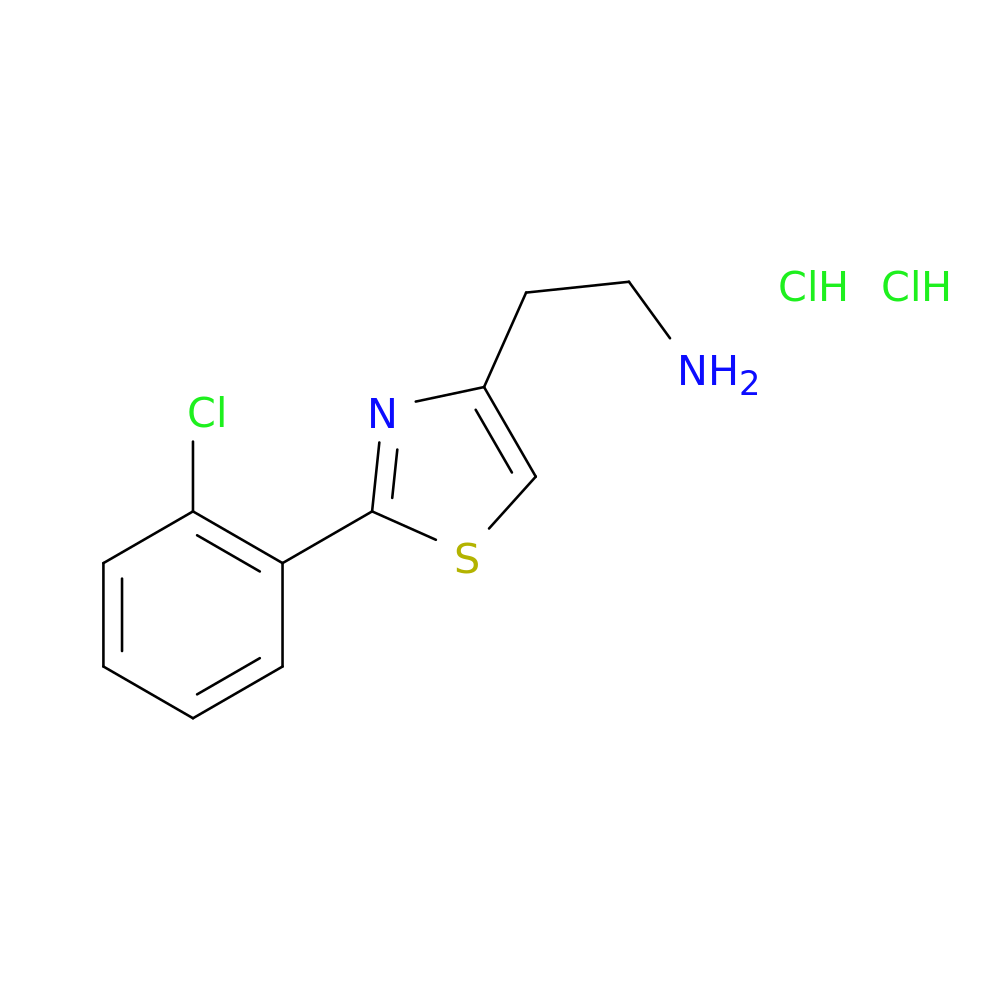 2-[2-(2-chlorophenyl)-1,3-thiazol-4-yl]ethan-1-amine dihydrochloride