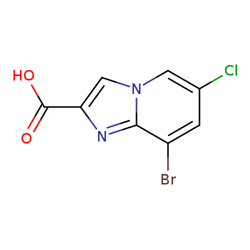 8-Bromo-6-chloroimidazo[1,2-a]pyridine-2-carboxylic acid