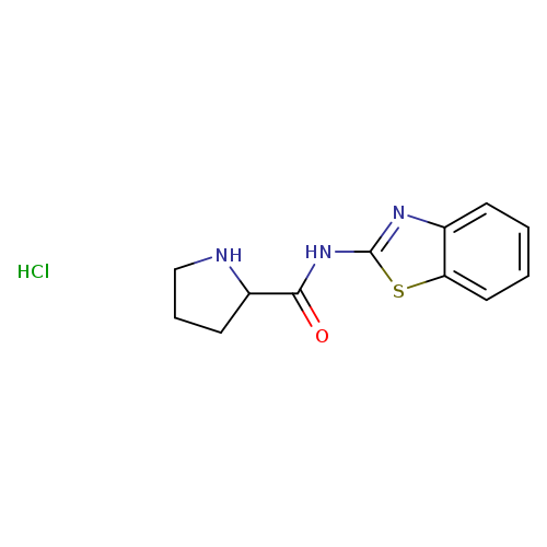 N-(1,3-benzothiazol-2-yl)pyrrolidine-2-carboxamide hydrochloride