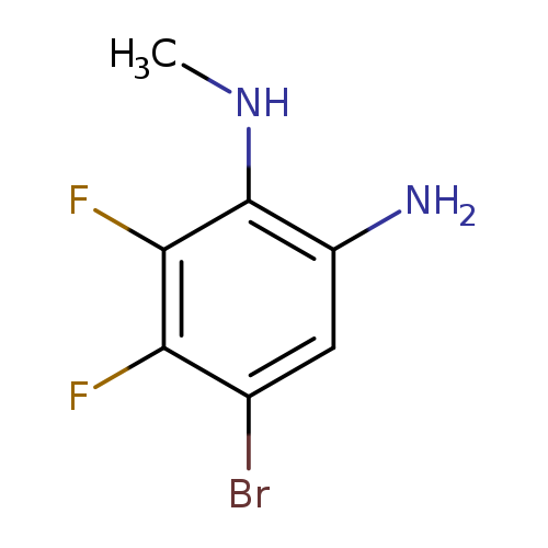4-Bromo-5,6-difluoro-1-N-methylbenzene-1,2-diamine