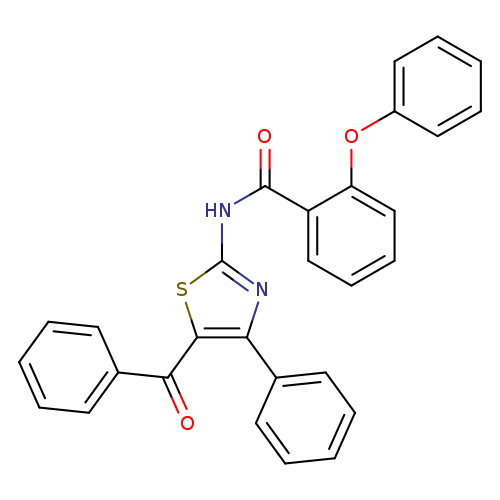 N-(5-benzoyl-4-phenyl-1,3-thiazol-2-yl)-2-phenoxybenzamide