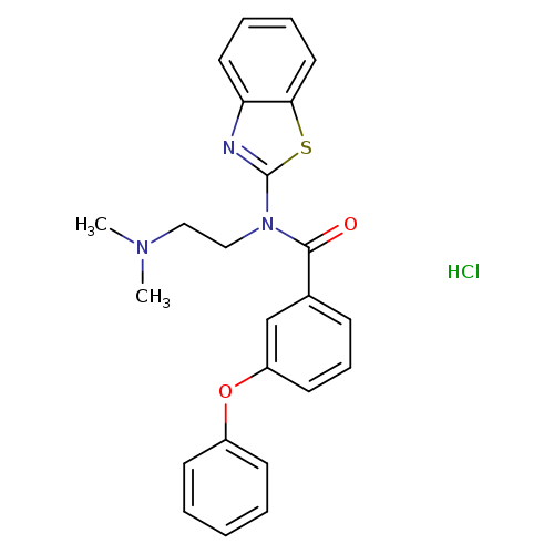 N-(1,3-benzothiazol-2-yl)-N-[2-(dimethylamino)ethyl]-3-phenoxybenzamide hydrochloride