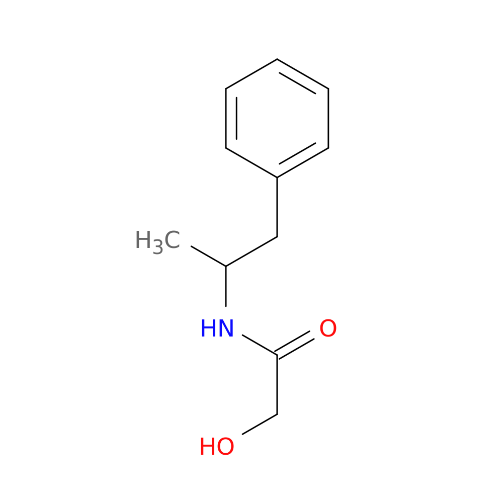 2-Hydroxy-N-(1-methyl-2-phenylethyl)acetamide