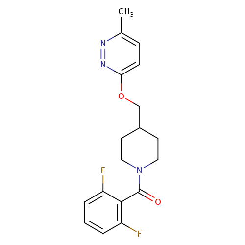3-{[1-(2,6-difluorobenzoyl)piperidin-4-yl]methoxy}-6-methylpyridazine