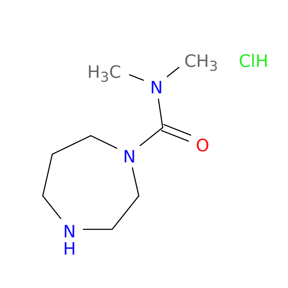 N,N-dimethyl-1,4-diazepane-1-carboxamide hydrochloride