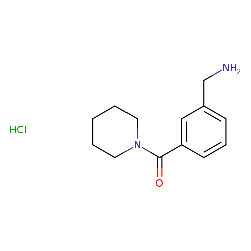 1-[3-(Piperidin-1-ylcarbonyl)phenyl]methanamine hydrochloride