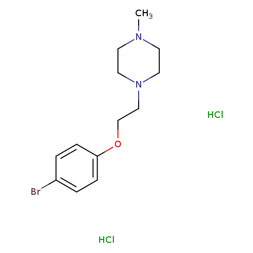 1-[2-(4-bromophenoxy)ethyl]-4-methylpiperazine dihydrochloride
