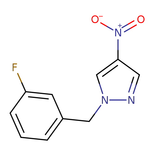 1-[(3-fluorophenyl)methyl]-4-nitro-1H-pyrazole