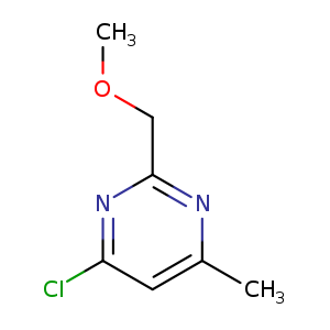 4-chloro-2-(methoxymethyl)-6-methylpyrimidine