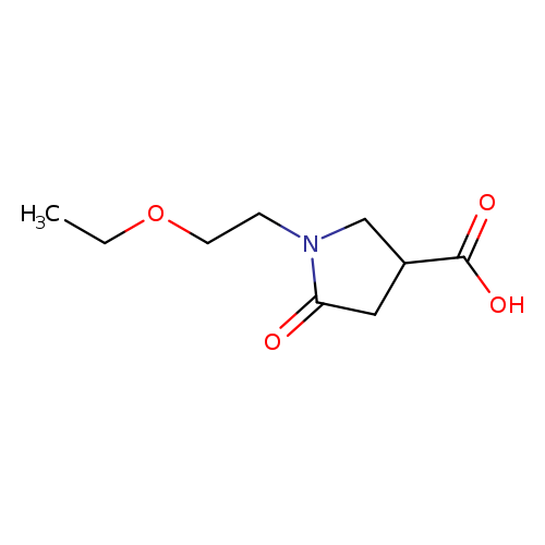 1-(2-ethoxyethyl)-5-oxopyrrolidine-3-carboxylic acid