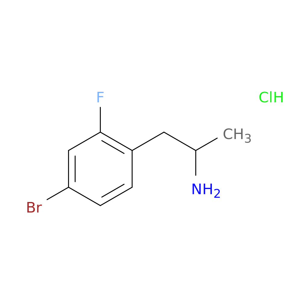 1-(4-bromo-2-fluorophenyl)propan-2-amine hydrochloride