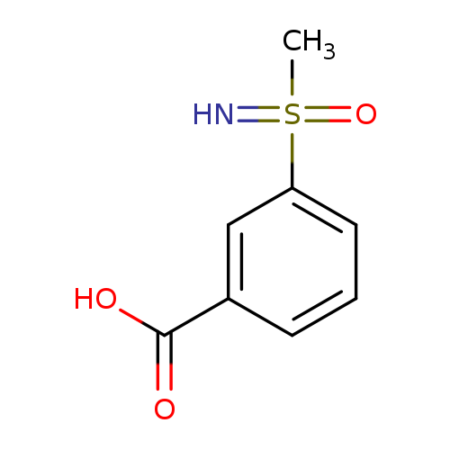 3-[imino(methyl)oxo-lambda6-sulfanyl]benzoic acid