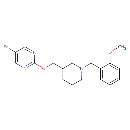 5-bromo-2-({1-[(2-methoxyphenyl)methyl]piperidin-3-yl}methoxy)pyrimidine