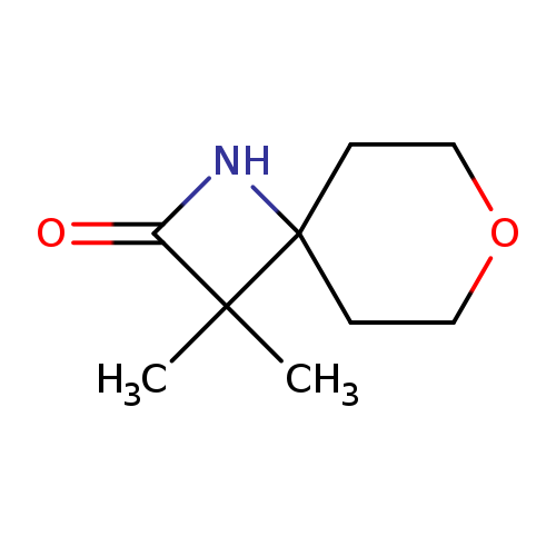 3,3-dimethyl-7-oxa-1-azaspiro[3.5]nonan-2-one