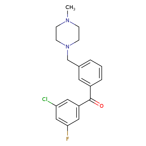 3-CHLORO-5-FLUORO-3'-(4-METHYLPIPERAZIN-1-YLMETHYL)BENZOPHENONE