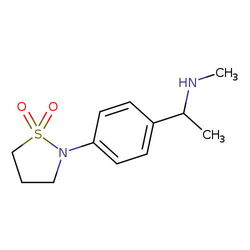 2-{4-[1-(methylamino)ethyl]phenyl}-1,2-thiazolidine-1,1-dione
