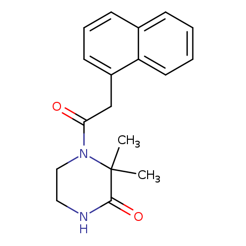 3,3-dimethyl-4-[2-(naphthalen-1-yl)acetyl]piperazin-2-one