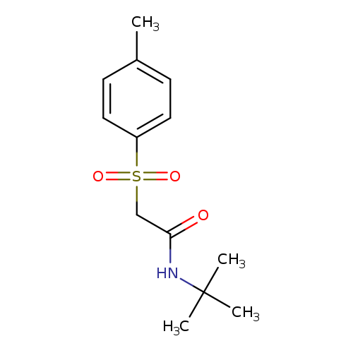 N-(tert-butyl)-2-[(4-methylphenyl)sulfonyl]acetamide