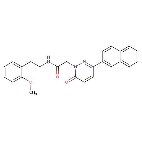 N-[2-(2-methoxyphenyl)ethyl]-2-[3-(naphthalen-2-yl)-6-oxo-1,6-dihydropyridazin-1-yl]acetamide