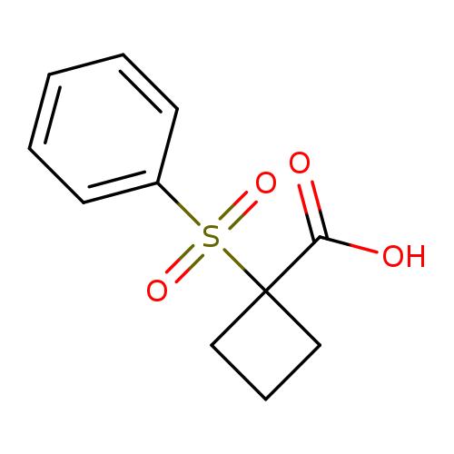 1-(benzenesulfonyl)cyclobutane-1-carboxylicacid