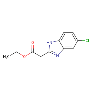 Ethyl 2-(5-chloro-1H-benzo[d]imidazol-2-yl)acetate