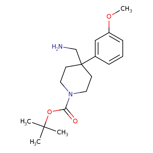 tert-Butyl 4-(aminomethyl)-4-(3-methoxyphenyl)piperidine-1-carboxylate
