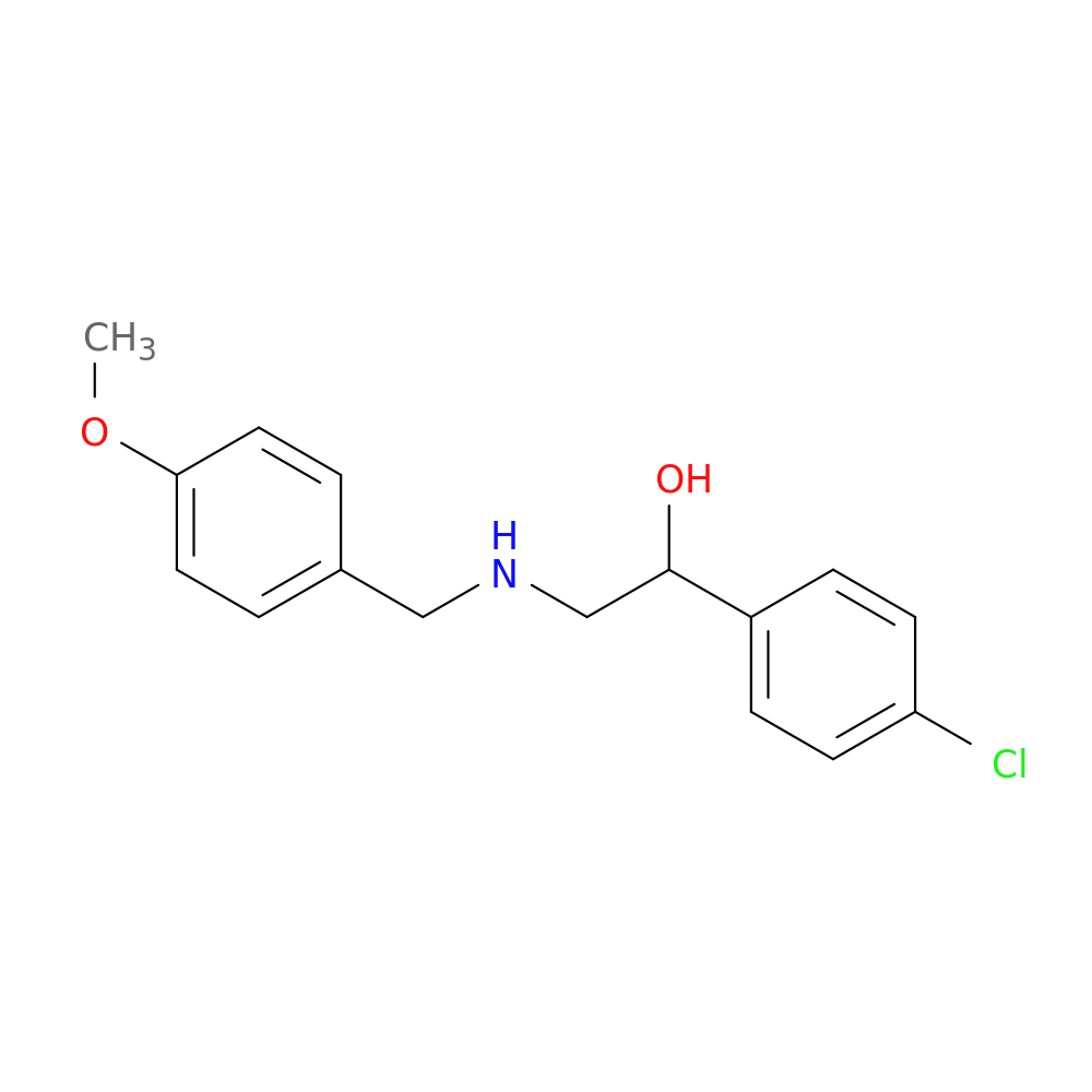 1-(4-chlorophenyl)-2-{[(4-methoxyphenyl)methyl]amino}ethan-1-ol