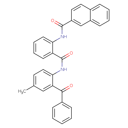 N-{2-[(2-benzoyl-4-methylphenyl)carbamoyl]phenyl}naphthalene-2-carboxamide