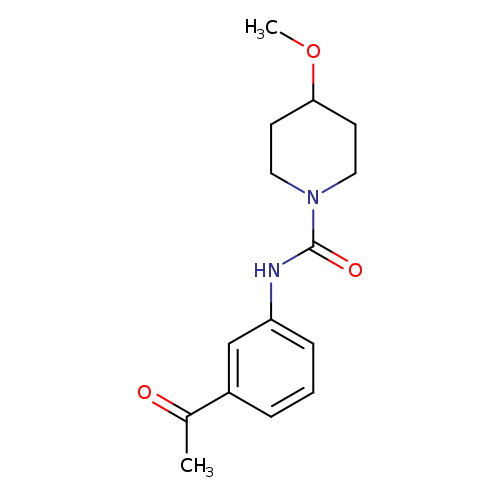 N-(3-acetylphenyl)-4-methoxypiperidine-1-carboxamide