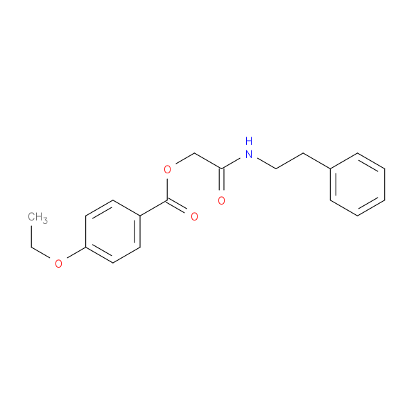 [(2-phenylethyl)carbamoyl]methyl 4-ethoxybenzoate