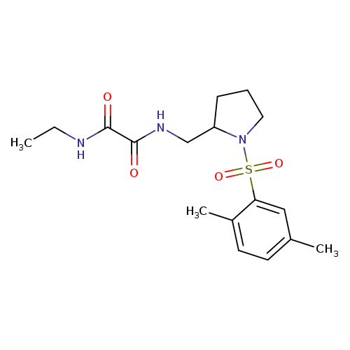 N'-{[1-(2,5-dimethylbenzenesulfonyl)pyrrolidin-2-yl]methyl}-N-ethylethanediamide