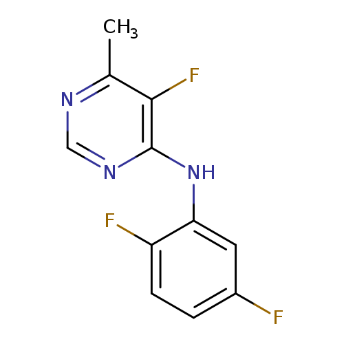 N-(2,5-difluorophenyl)-5-fluoro-6-methylpyrimidin-4-amine