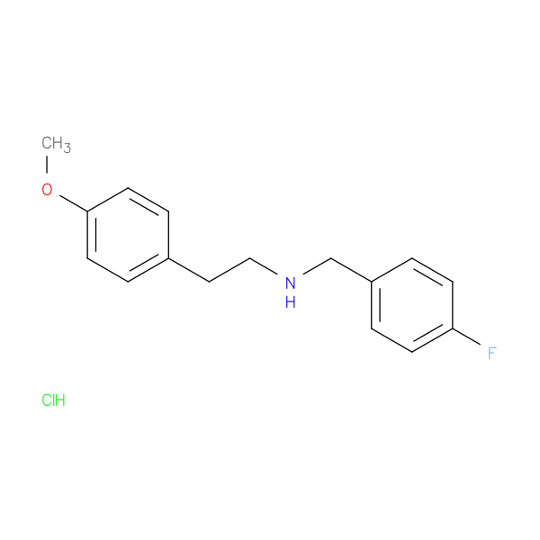N-(4-fluorobenzyl)-2-(4-methoxyphenyl)ethanamine hydrochloride