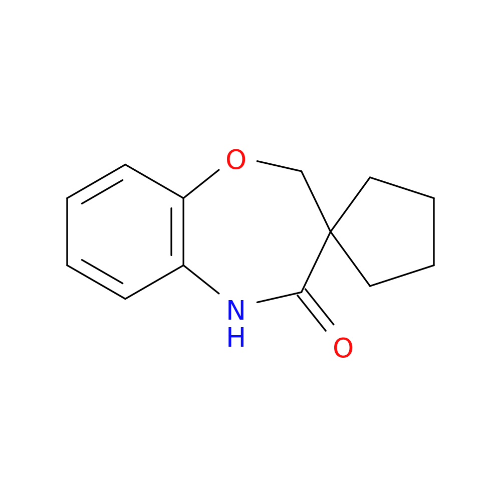 4,5-dihydro-2H-spiro[1,5-benzoxazepine-3,1'-cyclopentane]-4-one