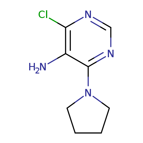 4-Chloro-6-pyrrolidin-1-yl-pyrimidin-5-ylamine