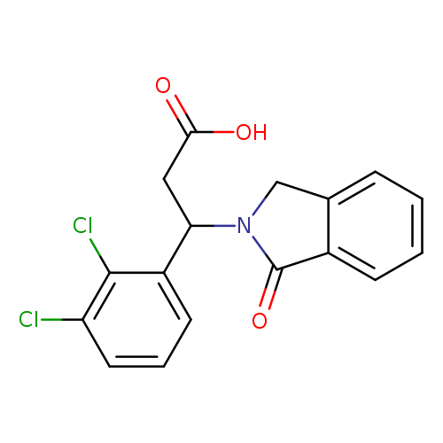 3-(2,3-dichlorophenyl)-3-(1-oxo-2,3-dihydro-1H-isoindol-2-yl)propanoic acid