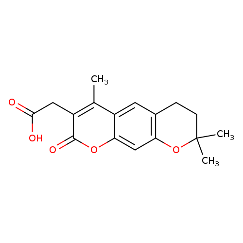 2-{4,8,8-trimethyl-2-oxo-2H,6H,7H,8H-pyrano[3,2-g]chromen-3-yl}acetic acid