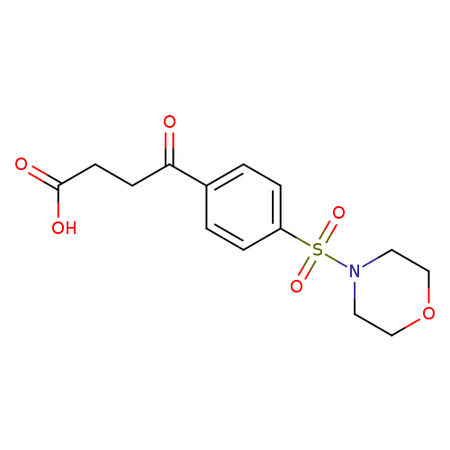4-[4-(morpholine-4-sulfonyl)phenyl]-4-oxobutanoic acid