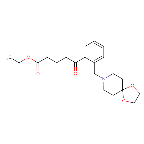 Ethyl 5-(2-(1,4-dioxa-8-azaspiro[4.5]decan-8-ylmethyl)phenyl)-5-oxopentanoate