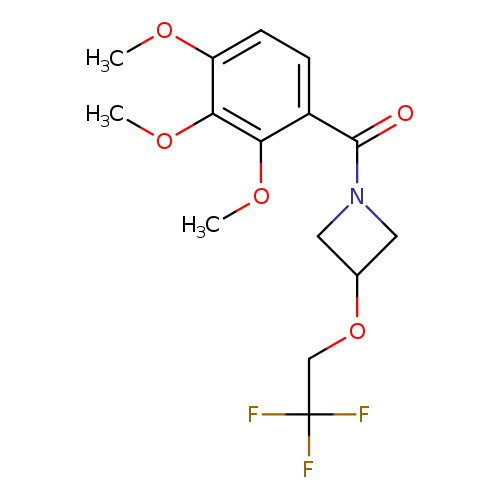 3-(2,2,2-trifluoroethoxy)-1-(2,3,4-trimethoxybenzoyl)azetidine