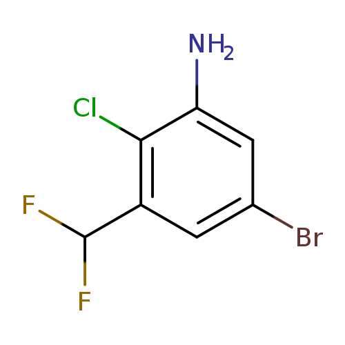 5-bromo-2-chloro-3-(difluoromethyl)aniline