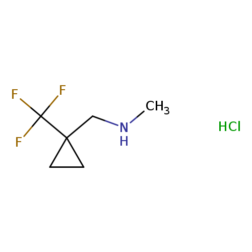 methyl({[1-(trifluoromethyl)cyclopropyl]methyl})aminehydrochloride