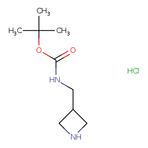 Carbamic acid, N-(3-azetidinylmethyl)-, 1,1-dimethylethyl ester, hydrochloride (1:1)