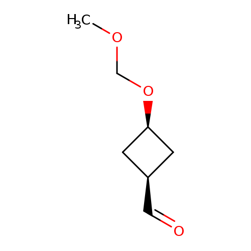 (1s,3s)-3-(methoxymethoxy)cyclobutane-1-carbaldehyde, cis