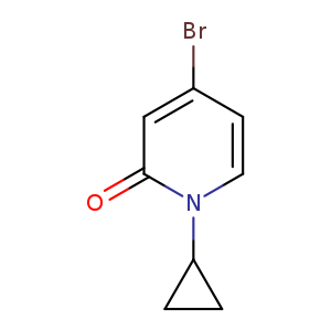 2(1H)-Pyridinone, 4-bromo-1-cyclopropyl-