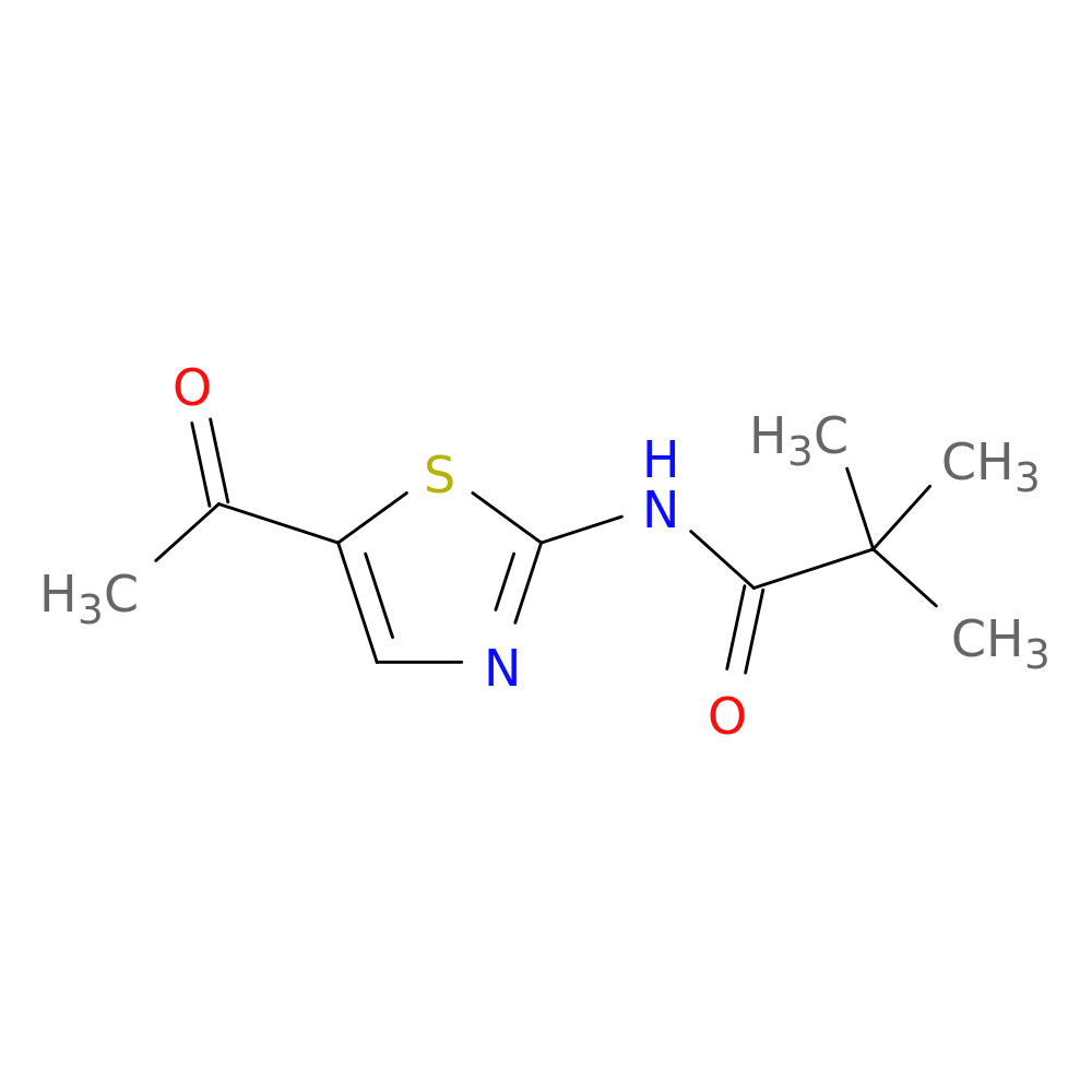 N-(5-acetyl-1,3-thiazol-2-yl)-2,2-dimethylpropanamide