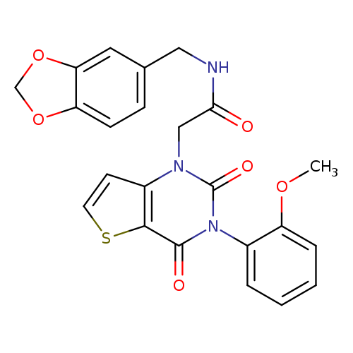 N-[(2H-1,3-benzodioxol-5-yl)methyl]-2-[3-(2-methoxyphenyl)-2,4-dioxo-1H,2H,3H,4H-thieno[3,2-d]pyrimidin-1-yl]acetamide