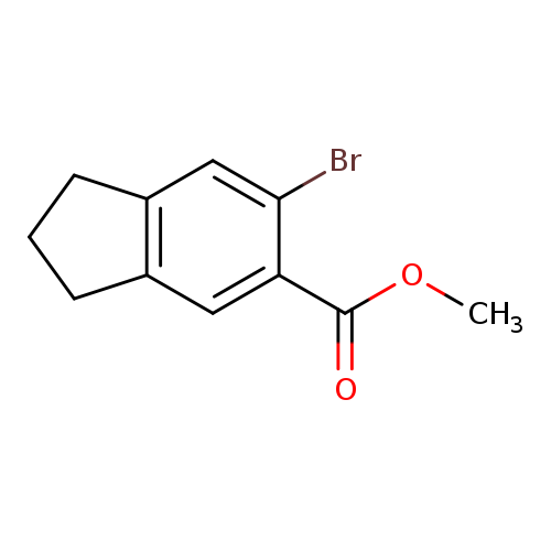 methyl 6-bromo-2,3-dihydro-1H-indene-5-carboxylate