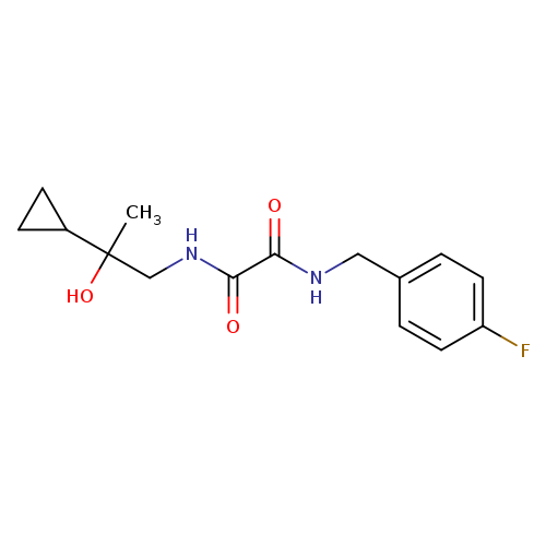 N-(2-cyclopropyl-2-hydroxypropyl)-N'-[(4-fluorophenyl)methyl]ethanediamide
